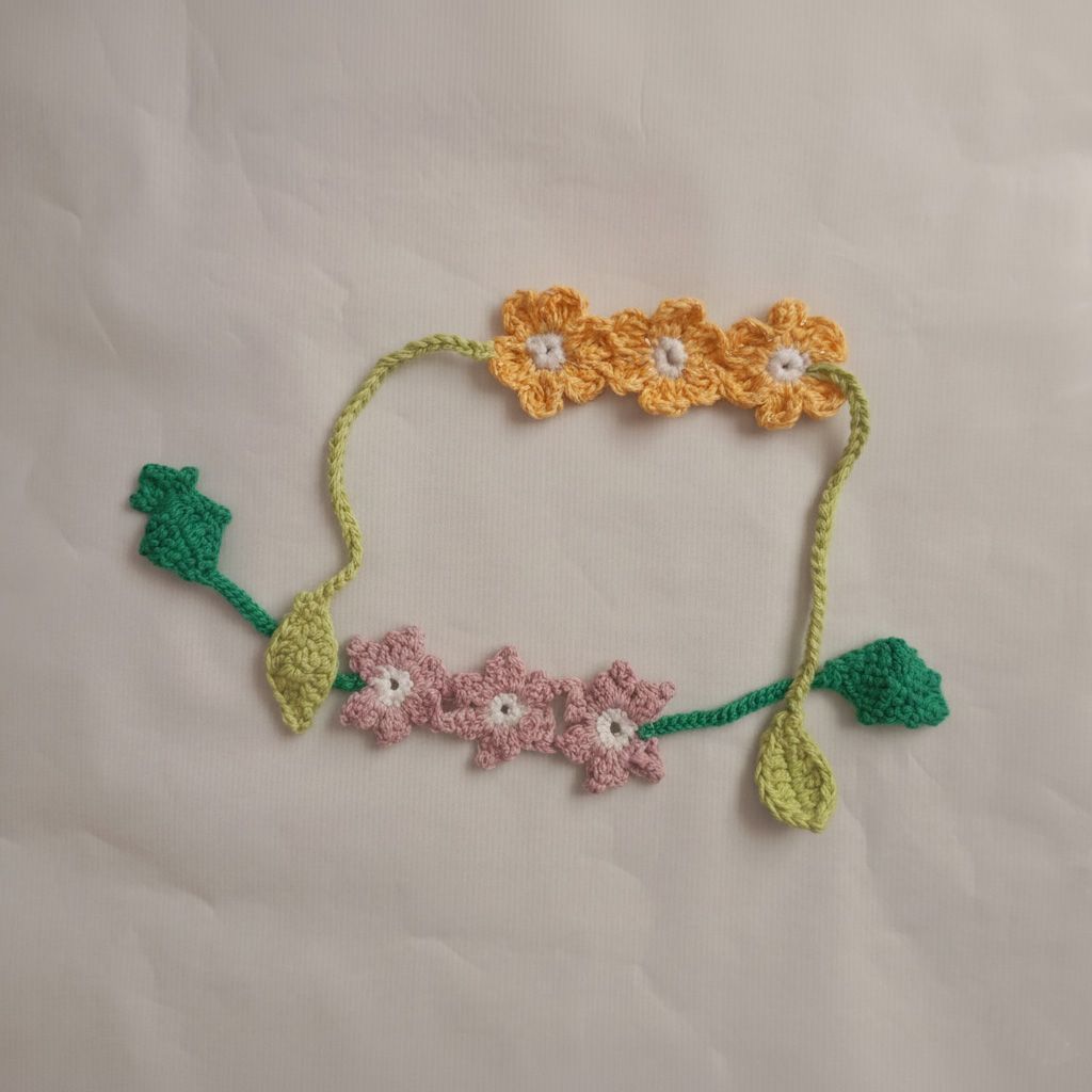 Set de 2 vinchas para coletero a ganchillo – Hechas a mano